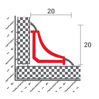 Profile for shower trays and bathtubs – additional